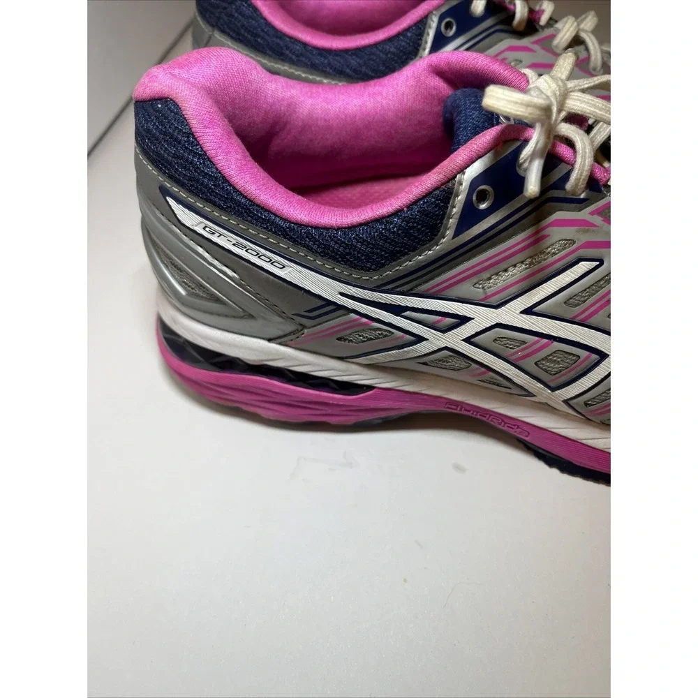 ASICS GT 2000 5 T757N Running Shoes White Pink Women's Size 8.5D - Picture 10 of 15